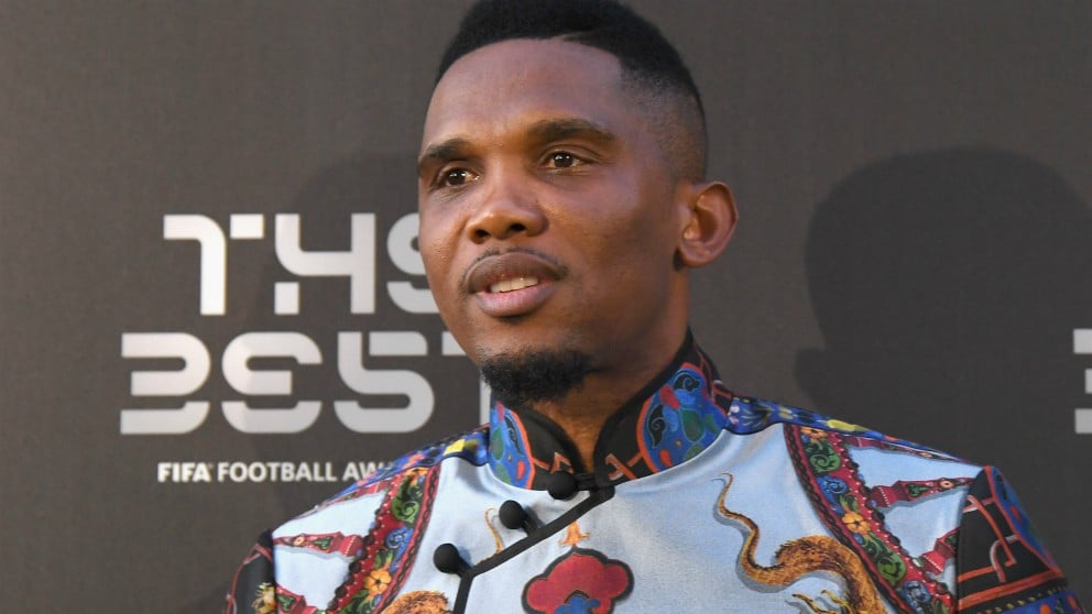 Samuel Eto’o en la gala The Best. (Getty)