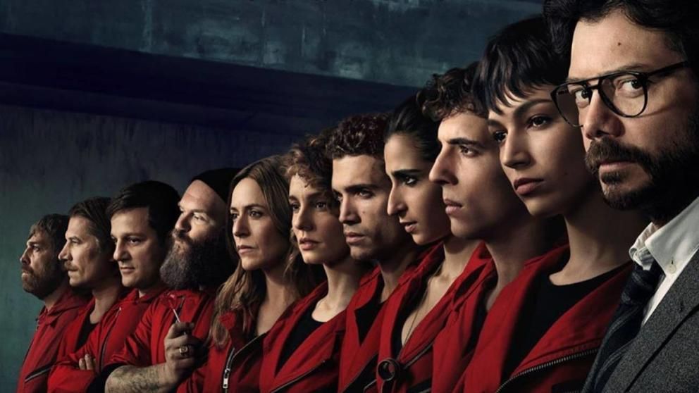 Los protagonistas de ‘La casa de papel’ de Netflix