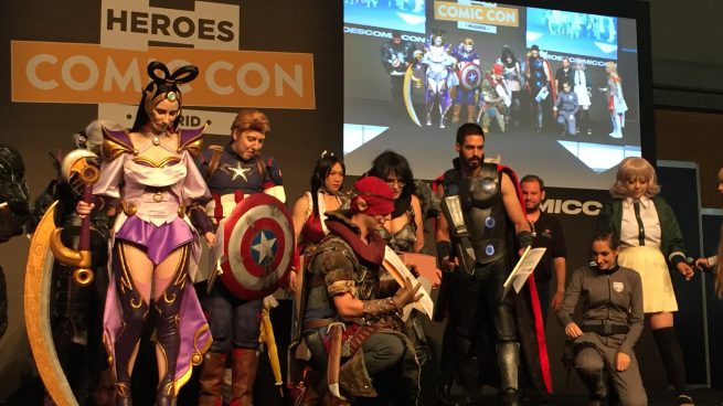 Héroes Comic Con Madrid 2018 en IFEMA: concurso de cosplay.