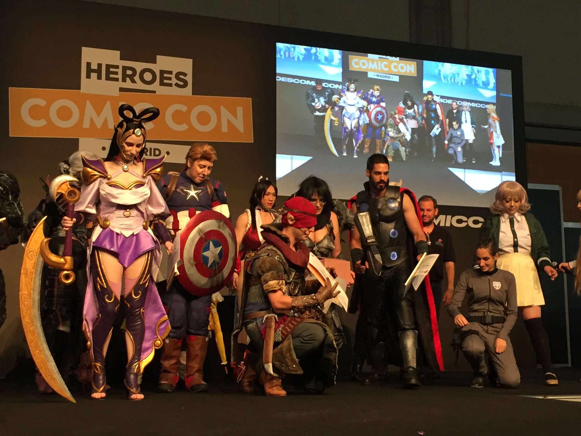 Héroes Comic Con Madrid 2018 en IFEMA: concurso de cosplay.