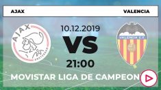 Ajax – Valencia: Horario del partido de fútbol hoy de Champions League
