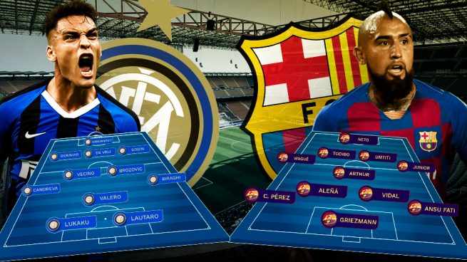 Inter de Milán- Barcelona: Pasarela en Milán