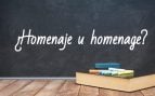 Cómo se escribe homenaje u homenage