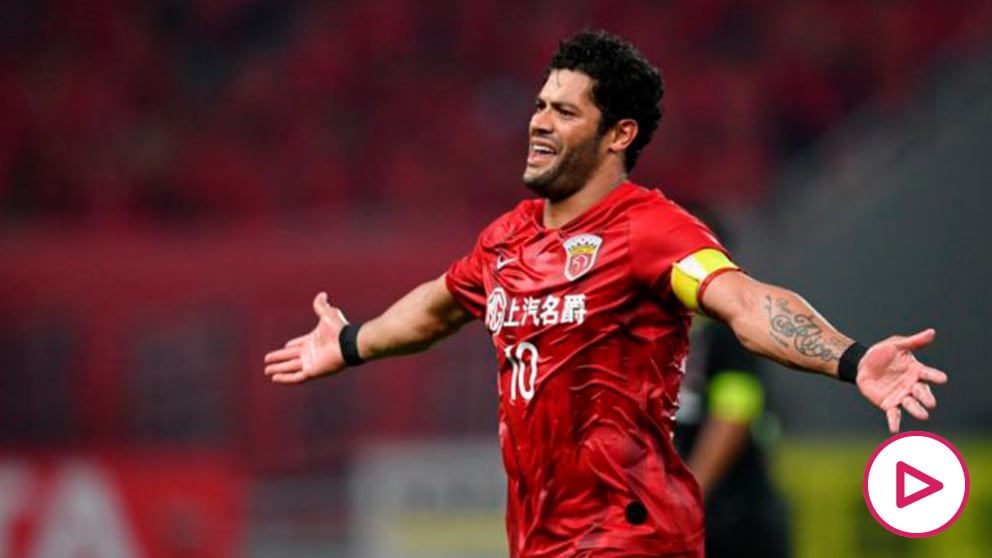 Hulk con el Shangai SIPG. (AFP)