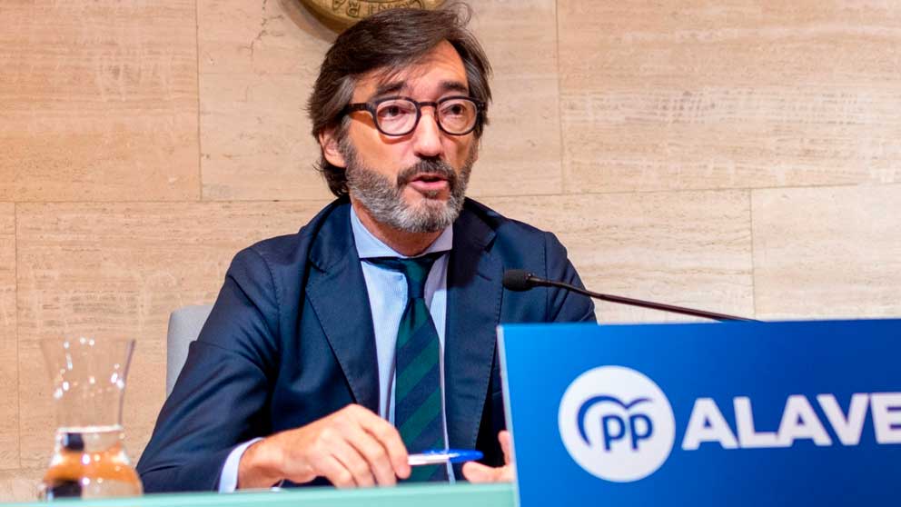 El presidente del PP de Álava, Iñaki Oyarzabal. Foto: EP