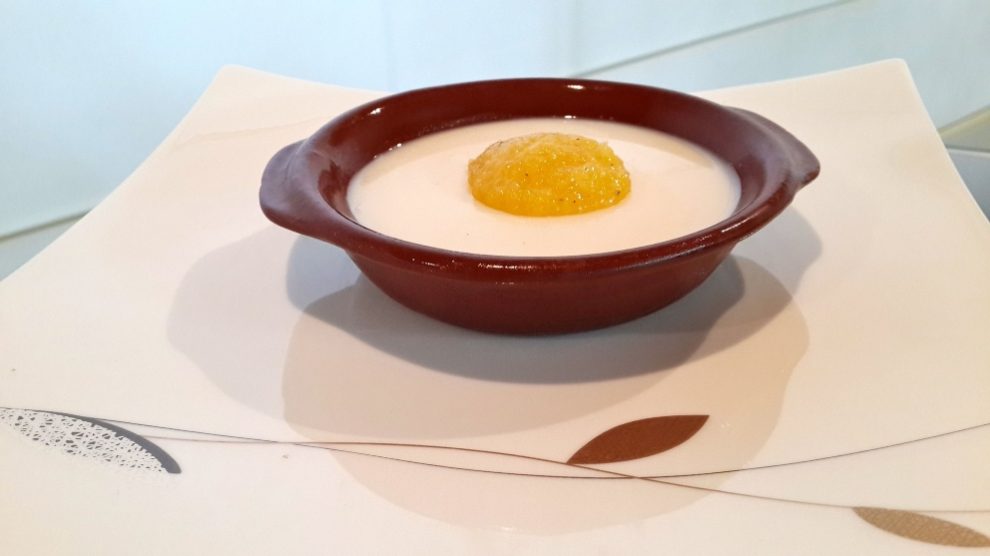 Receta de Copa de crema de vainilla y mango