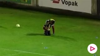 agresión recogepelotas