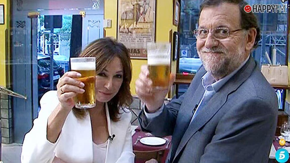Mariano Rajoy y Ana Rosa Quinana