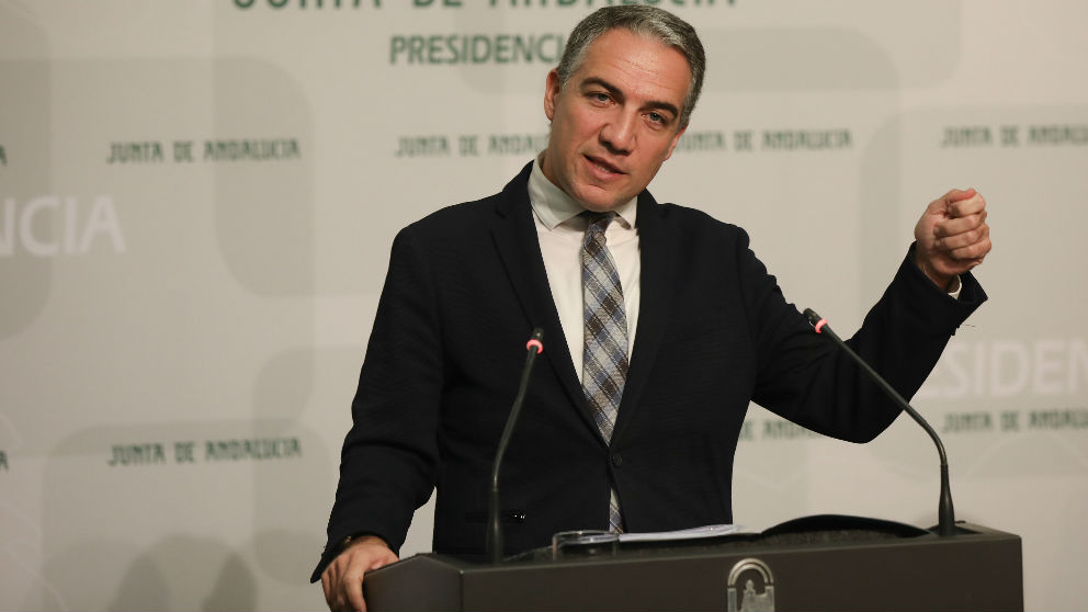 Elías Bendodo, consejero de la Presidencia de la Junta de Andalucía.