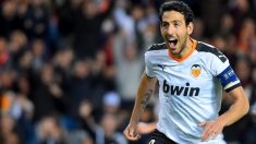 Parejo celebra un gol en Champions esta temporada. (AFP)