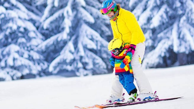 esquiar niños