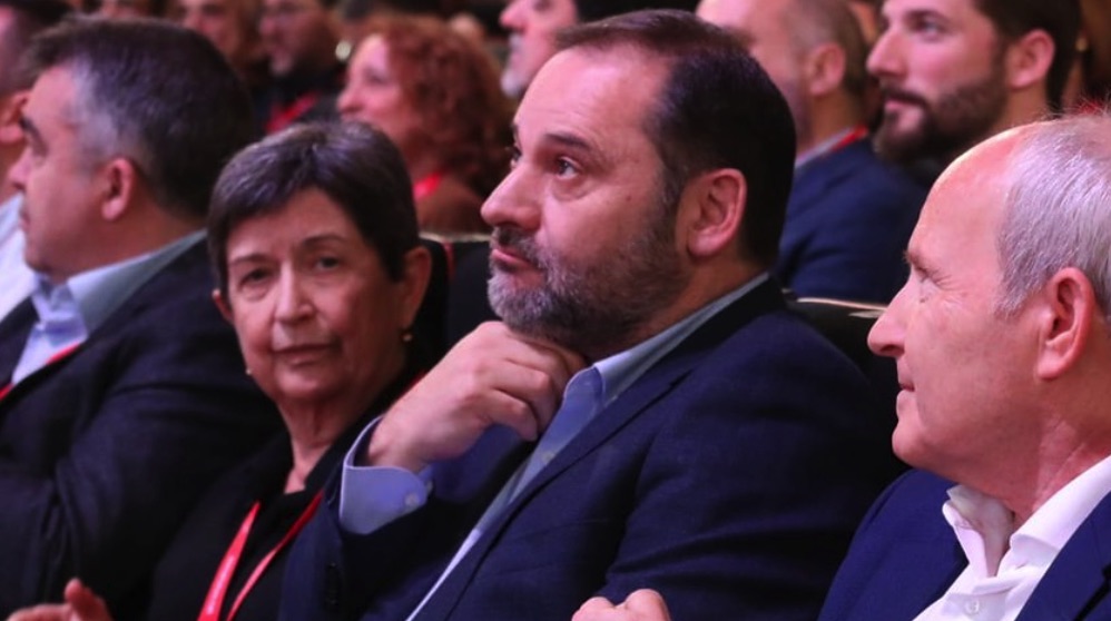 José Luis Ábalos en el congreso del PSC. (Foto: PSOE)