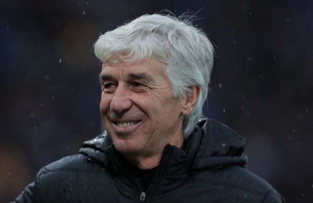 Gasperini, durante un partido (Getty).