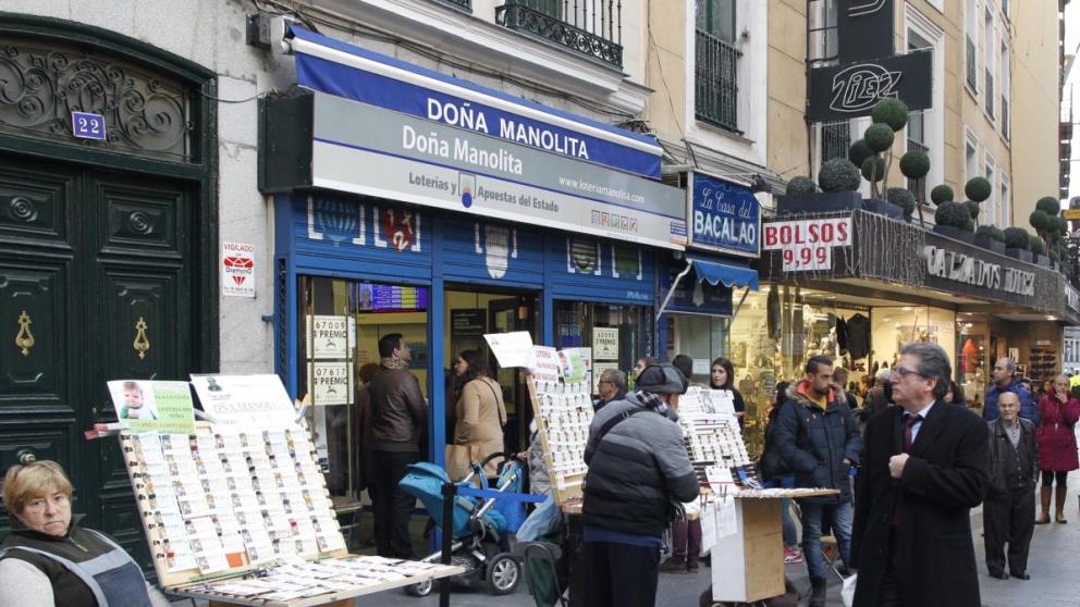Doña Manolita es la administración de lotería más famosa de España