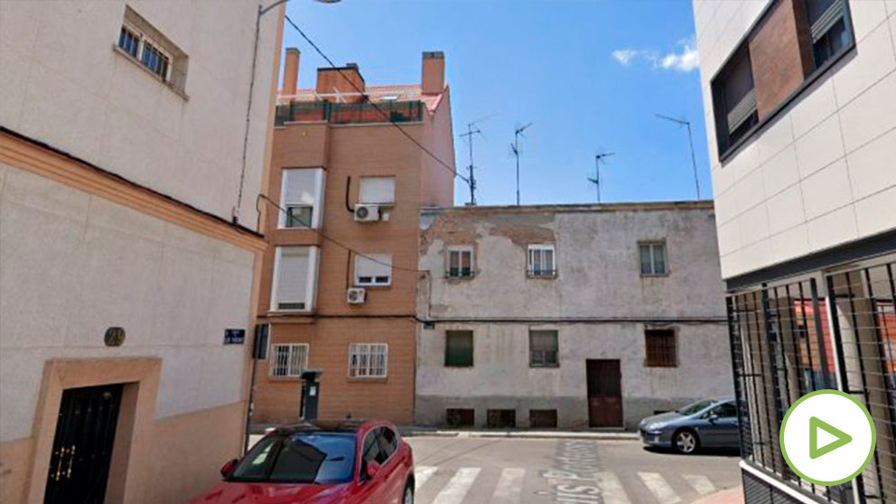 Cruce de calles donde vivían los dos ancianos hallados muertos.