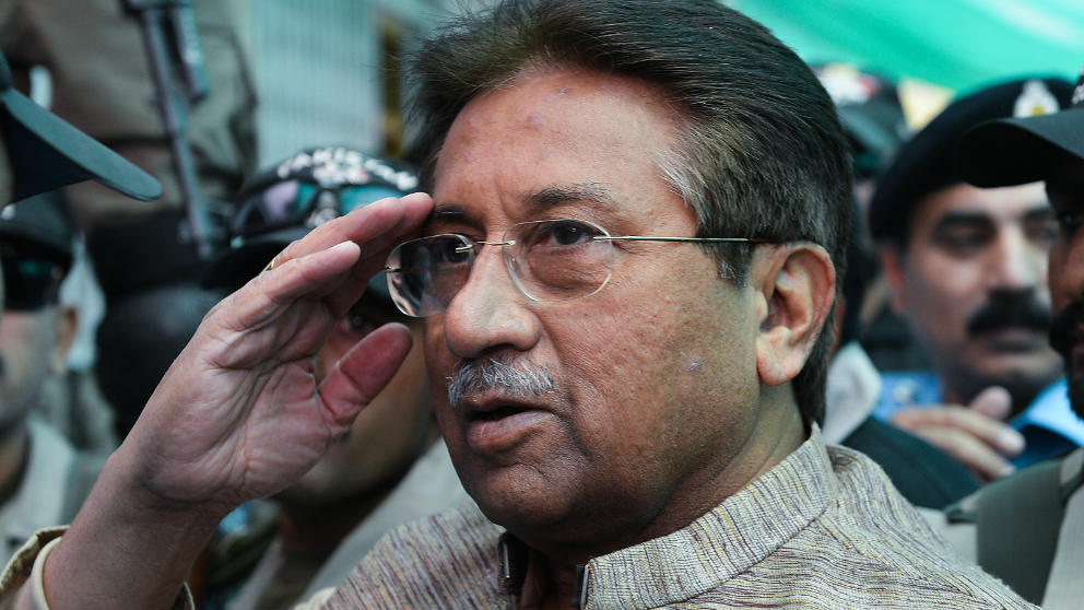 El ex presidente de Pakistán Pervez Musharraf. (Afp)