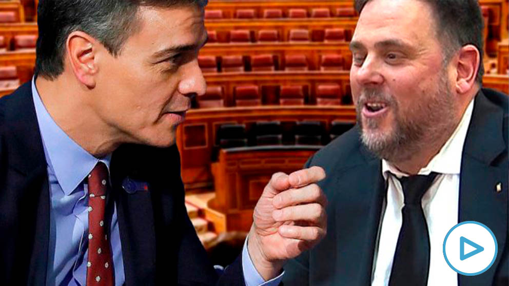 Pedro Sánchez y Oriol Junqueras