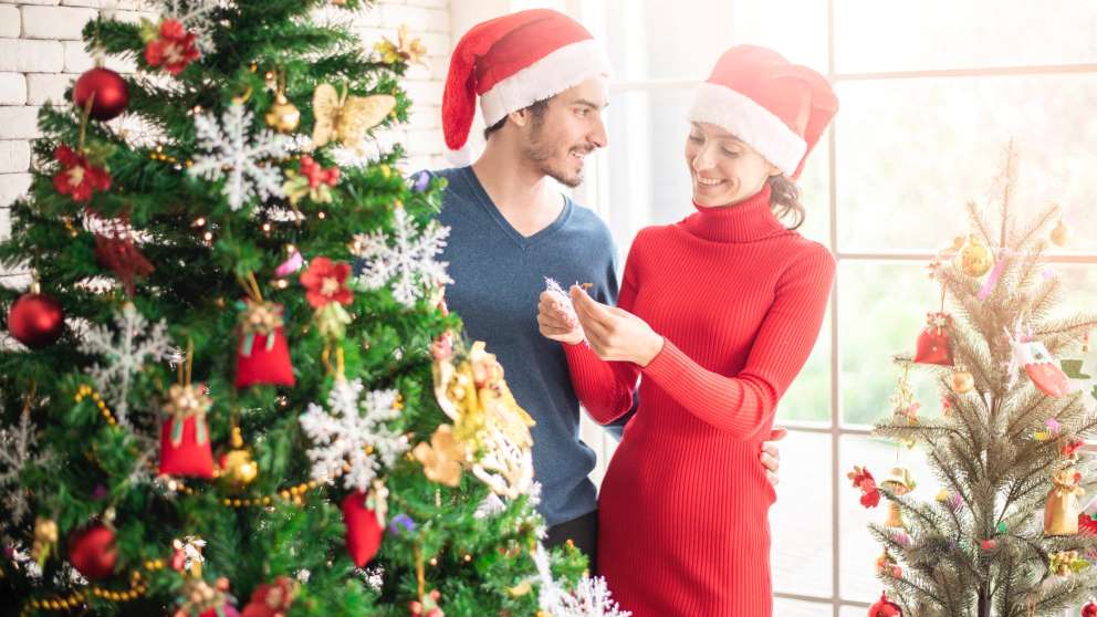 La Navidad ofrece momentos muy románticos en pareja