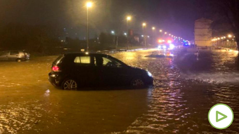 Inundaciones en Reinosa. Foto: EP