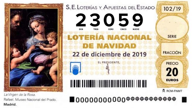 Premios Lotería Navidad 2019