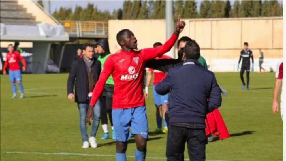 Younousse Diop, futbolista de La Roda. (Youtube)