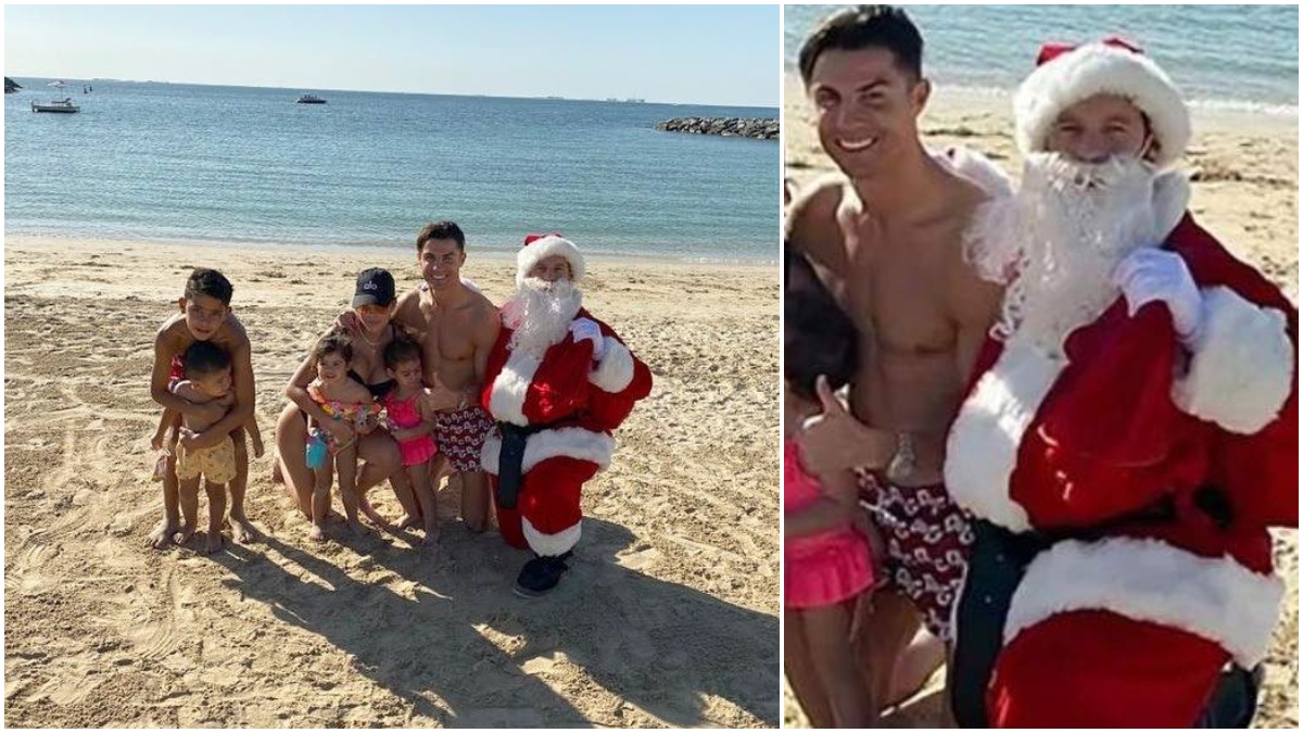 La foto publicada por Cristiano Ronaldo.