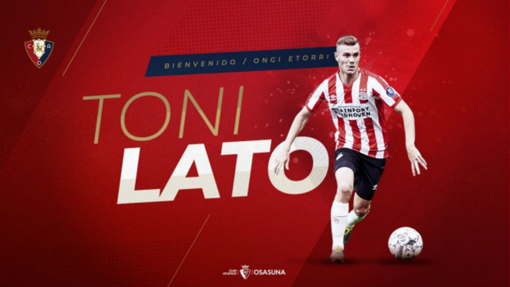 Toni Lato, nuevo jugador de Osasuna (Club Atlético Osasuna)