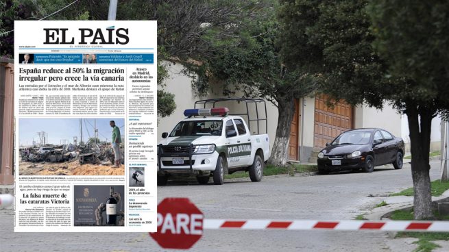 ‘El País’ oculta el escándalo de Bolivia en su portada de hoy tras calificarlo ayer de «confuso incidente»