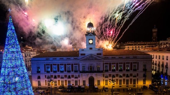fiesta de Fin de Año en la Puerta del Sol