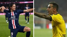 Edinson Cavani y Paco Alcacer.