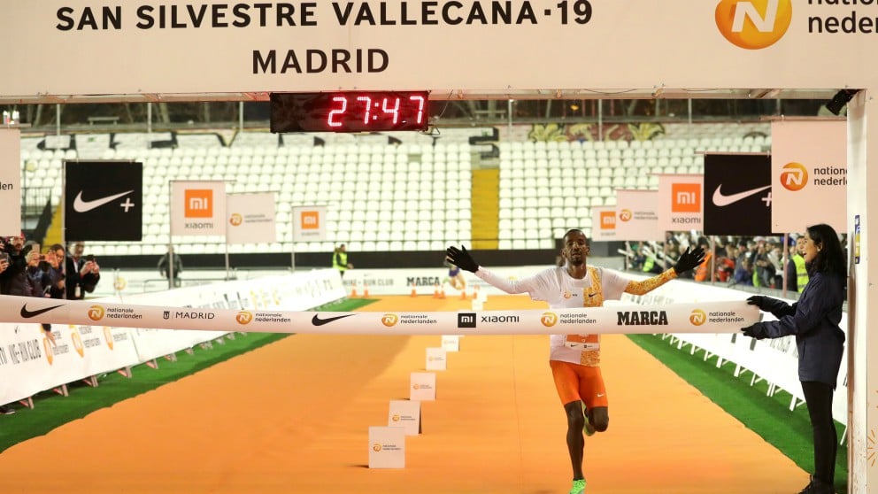 Bashir Abdi se impuso en la San Silvestre Vallecana 2019. (EFE)