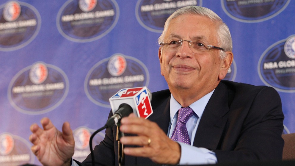 David Stern, en una imagen de archivo. (Getty)