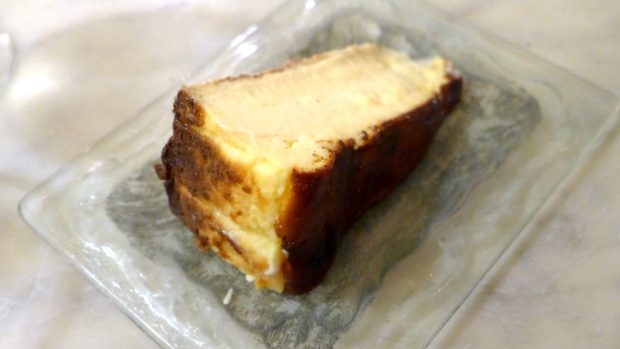 Tarta de queso y tocino del cielo