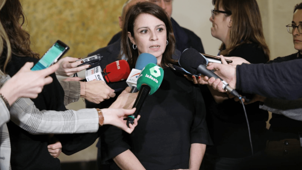 Adriana Lastra, dirigente del PSOE @Twitter