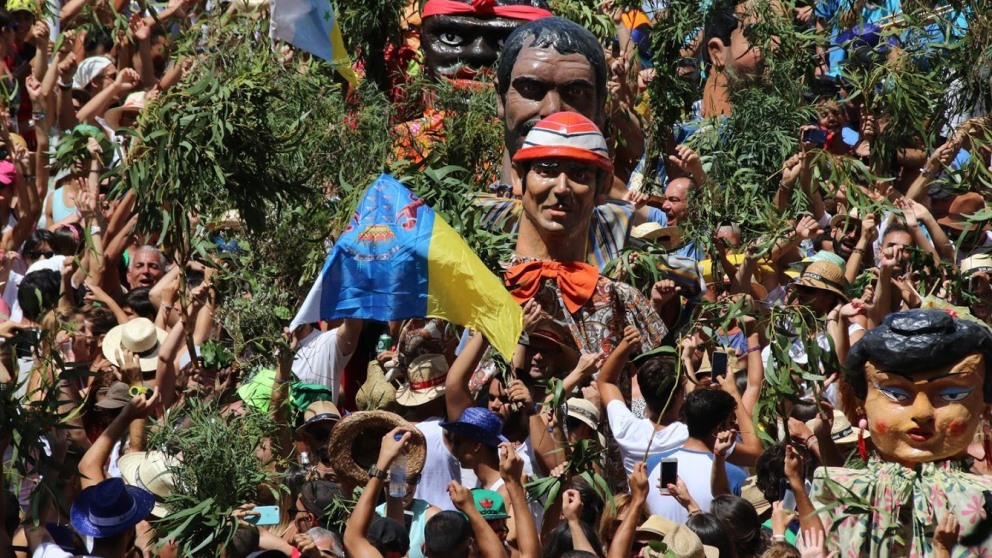 La Rama de Agaete es una fiesta muy reconocida en Canarias