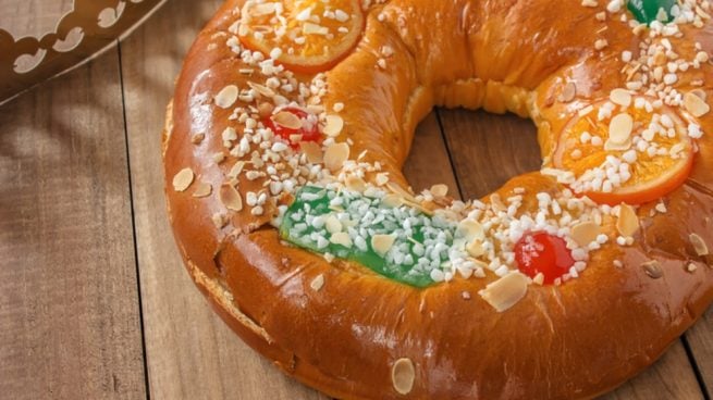 Receta de Roscón de Reyes relleno de almendra