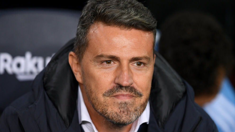 Óscar García, técnico del Celta de Vigo. (AFP)