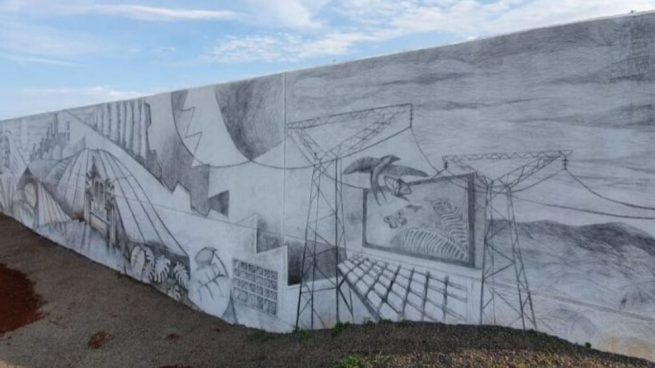 El pasado 19 dEn Posadas, Misiones, Argentina, tuvo lugar el título de récord Guinness del mural dibujado a mano.