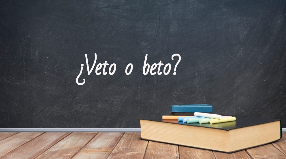 Se escribe veto o beto