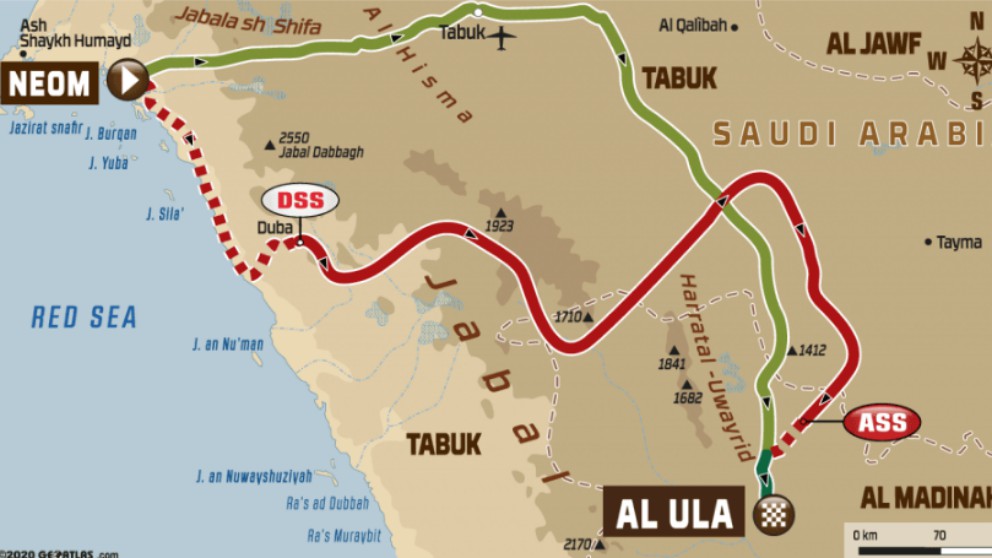 Etapa 4 del Rally Dakar 2020, hoy miércoles 8 de enero