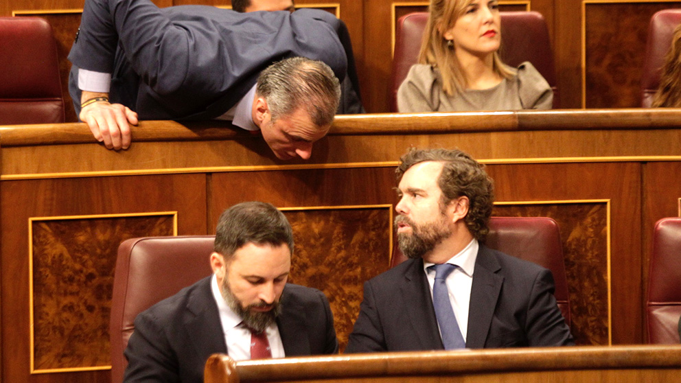 Vox abandona el Congreso cuando toma la palabra Bildu. (Foto: Francisco Toledo)