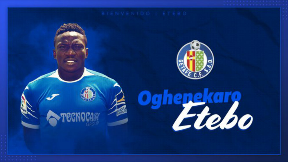 Oghenekaro Etebo, nuevo jugador del Getafe (Getafe Club de Fútbol)