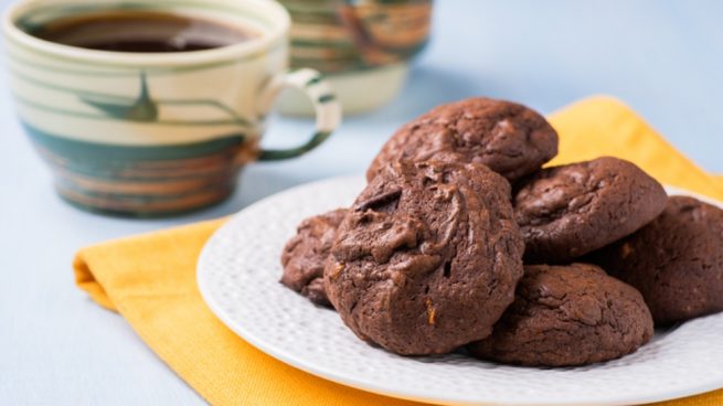 Receta de galletas de Nutella al microondas