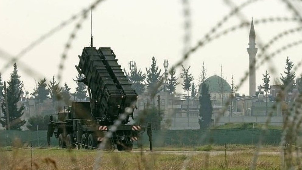 Un lanzador de misiles Patriot en Adana (Turquía).
