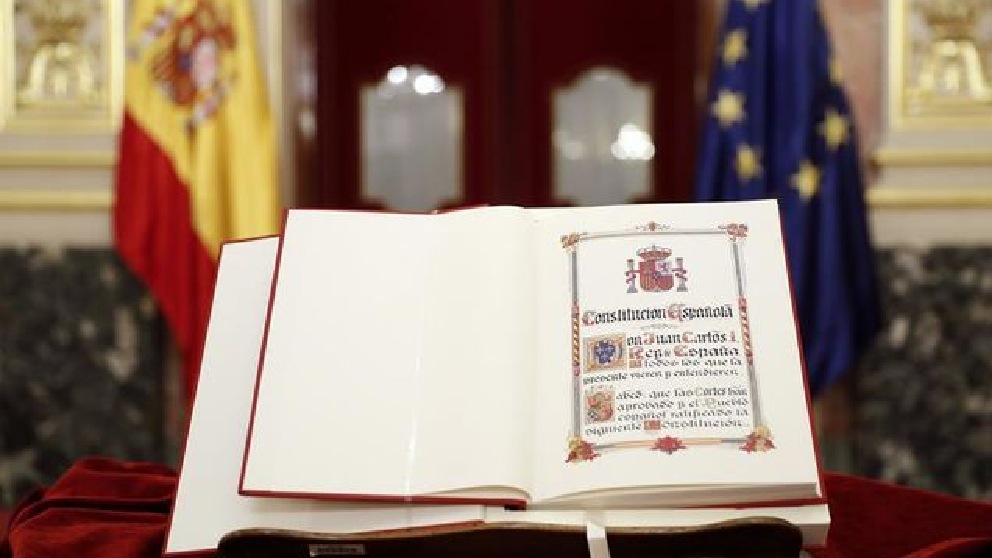 Constitución Española. Foto: EFE