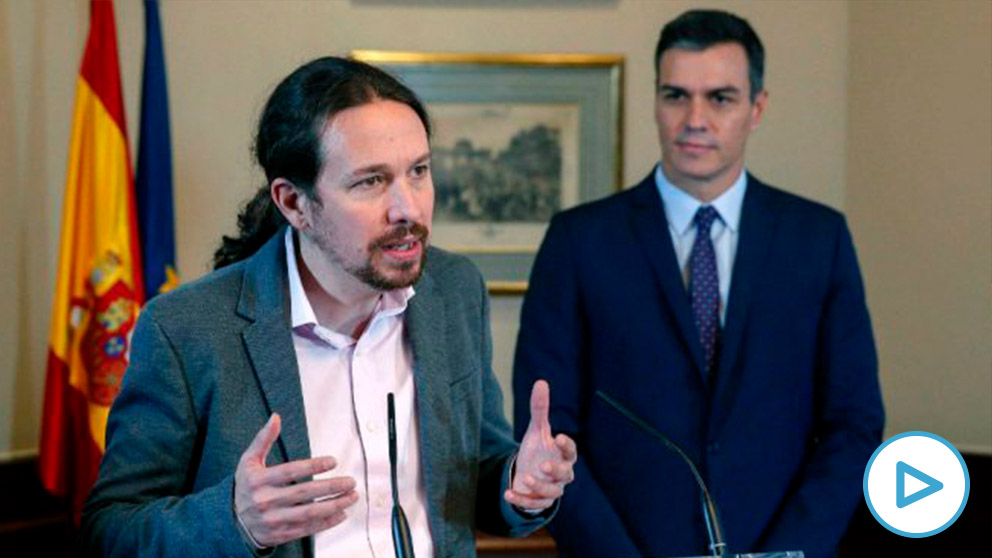 Pablo Iglesias y Pedro Sánchez.