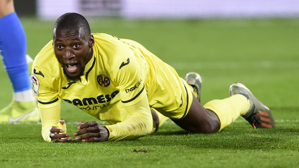 Toko Ekambi con el Villarreal. (AFP)