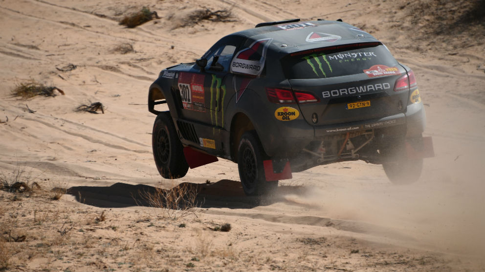 Una imagen de la sexta etapa del Rally Dakar.