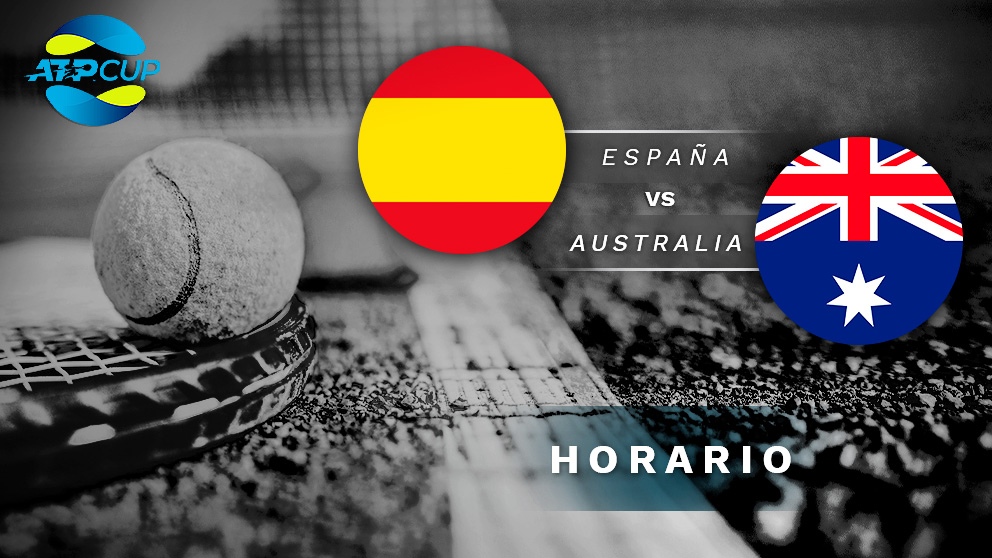 España – Australia: Hora y dónde ver en directo el partido de la ATP Cup 2020.