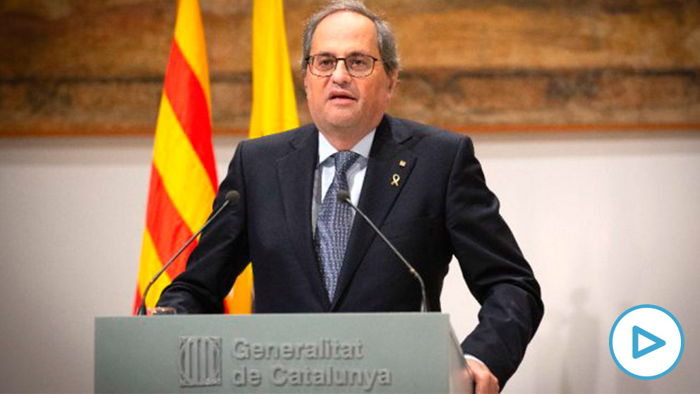 El presidente de la Generalitat de Cataluña, Quim Torra. (Foto: Europa Press)